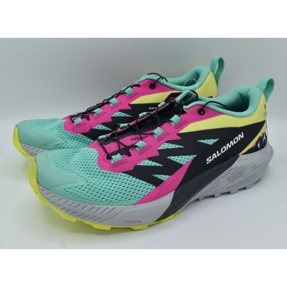 Salomon Womens Size  Sense Ride  Martina LTD Pink Green Train Running Shoes